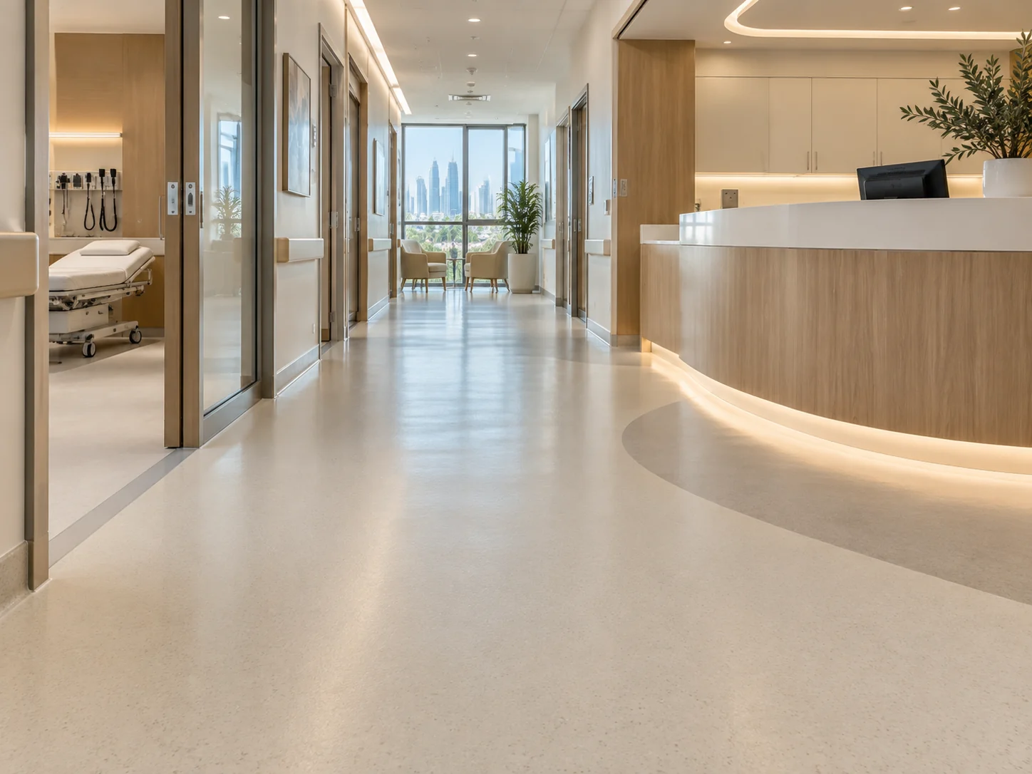 Medical Vinyl Flooring in Dubai