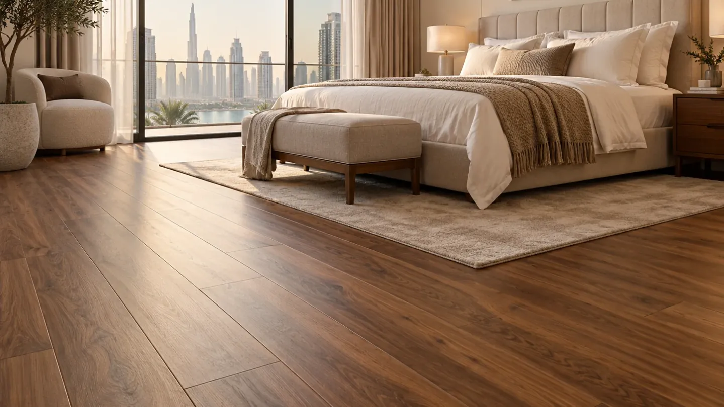 Choosing a floor colour in Dubai light